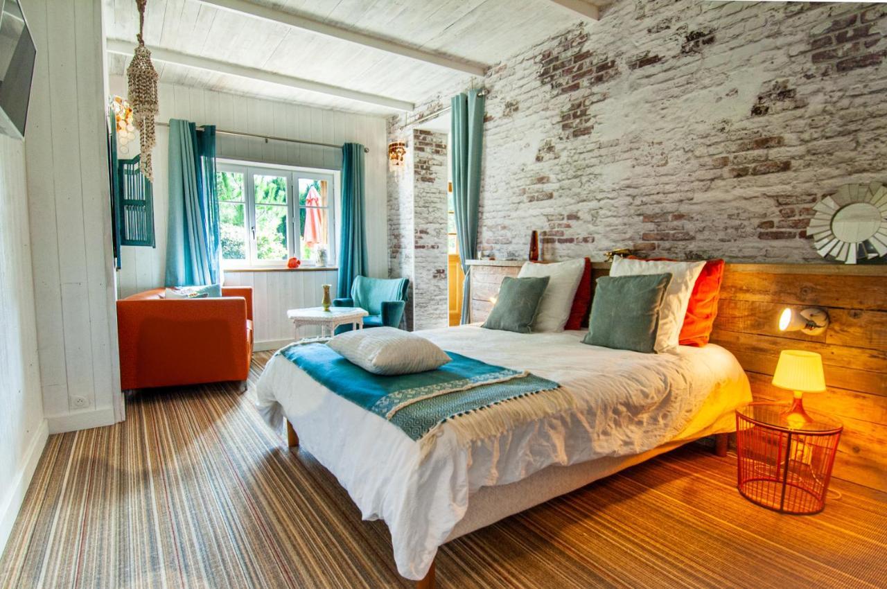 Bed and Breakfast Domaine Du Lieu Des Brocs - Country Club Brucourt Exterior foto